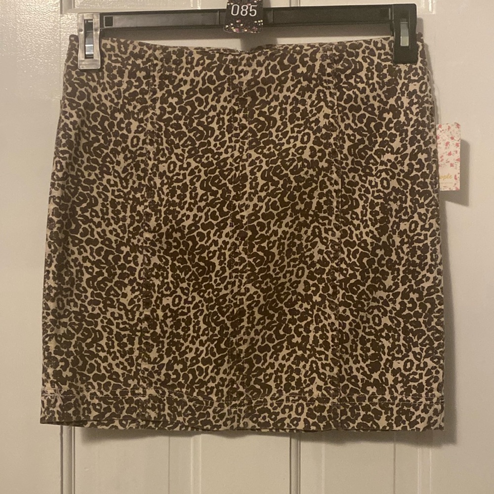 #85 FP Cheetah Skirt